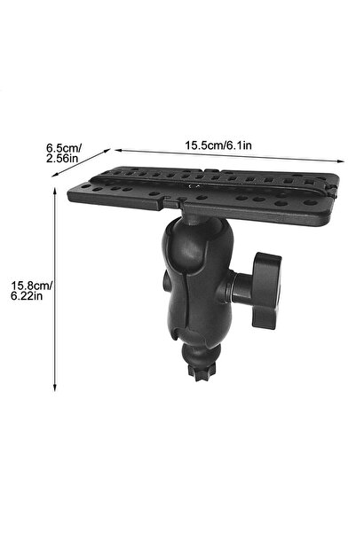 Choice حامل جهاز كشف الأسماك البحري الأسود، لوحة تثبيت جهاز كشف الأسماك للقوا...