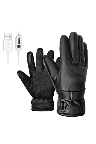 Choice قفازات شتوية كهربائية مُدفأة للتزلج والتخييم في الهواء الطلق، قفازات ت...