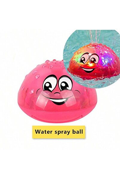 Choice MIA14- كرة حمام حمراء مع رذاذ ضوء ودش دوار، ألعاب للأطفال، مسبح للأطفا...
