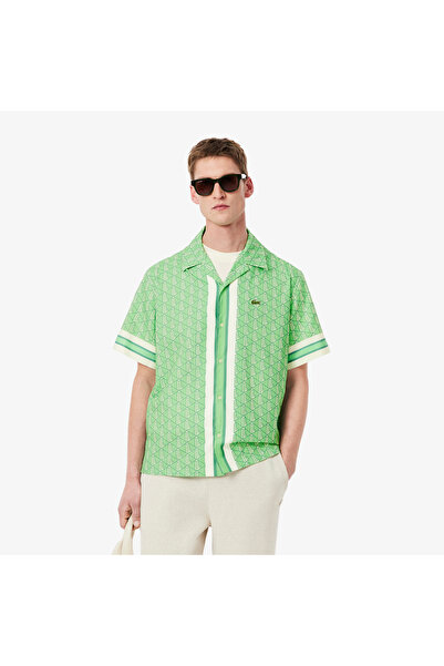 Lacoste Straight Cut Monogram Shirt - CH9094-00-GIQ