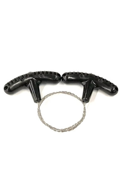 Choice black Outdoor Stainless Steel Wire Saw with Finger Handle Porable Camp...