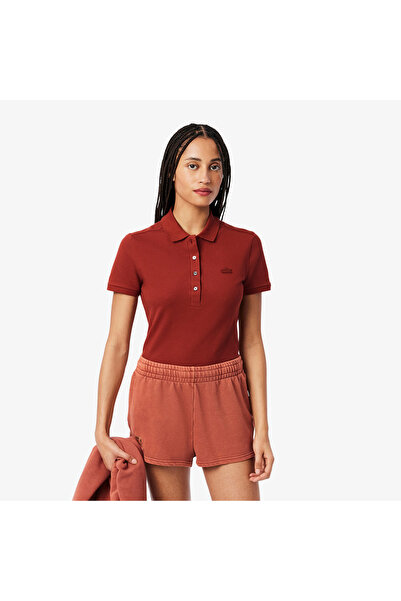 Lacoste قميص بولو L.12.D قصة ضيقة من قماش البيكيه الصغير - PF5462-00-AFS