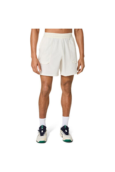 Asics MATCH 7IN SHORT Erkek Beyaz Şort 2041A357-100