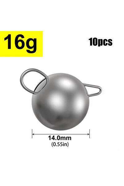 Choice مجموعة أدوات صيد الأسماك من Mrlurion، وزن 16 غرام، 10 قطع، أوزان 2 غرا...