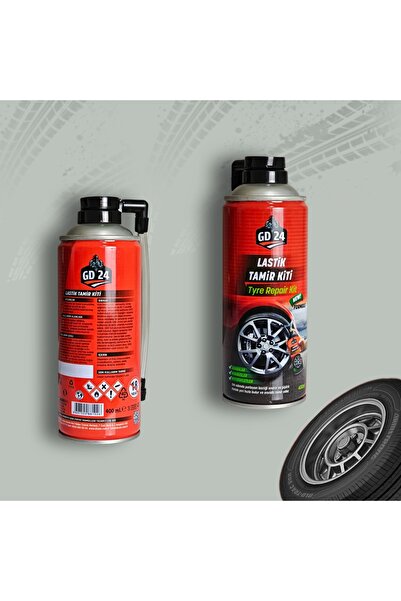 Özgü Otomotiv GD 24 LASTİK TAMİR KİTİ - LASTİK TAMİR KÖPÜĞÜ 400 ML