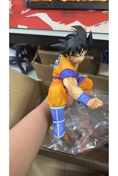 BANDAI بدون صندوق A مجسم سون غوكو من دراغون بول بطول 20 سم، وضعية القتال الكل...