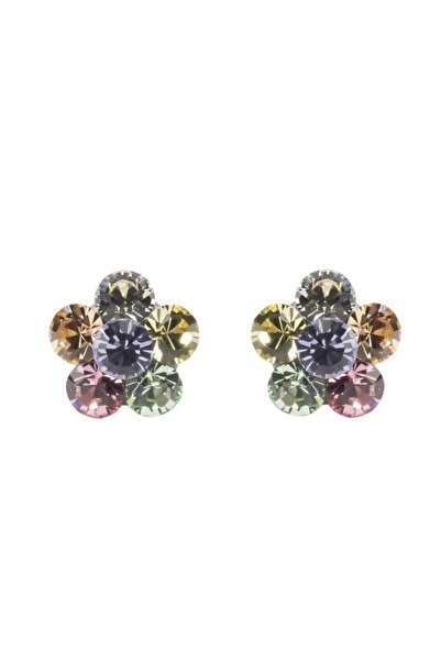 Miidefloriart Cercei Round Stones Chaton Flower SS24, model 397