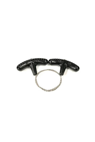 Choice Black Manual Hand Steel Travel Tools Outdoor Camping Hiking Rope Chain...