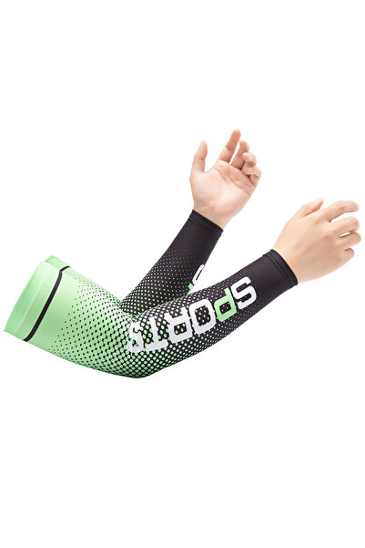 Choice قفازات رياضية طويلة بأكمام خضراء من LOOGDEEL، مناسبة لركوب الدراجات وص...