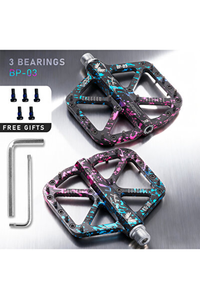 Choice دواسات دراجة هوائية KRSEC CNC بثلاثة محامل، بألوان متنوعة، خفيفة الوزن...