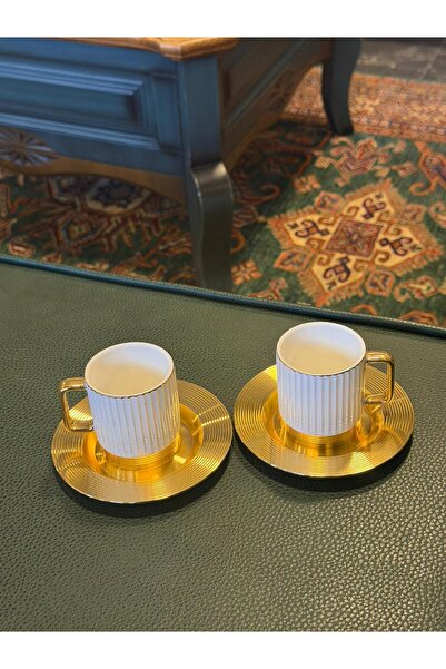 ACAR Aurora 2 Kişilik Kahve Fincanı Lüks