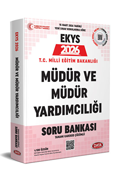 Data Yayınları Milli Eğitim Bakanlığı MEB EKYS Müdür ve Müdür Yardımcılığı Soru Bankası - Maarif Modele Göre