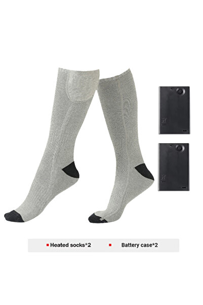Choice جوارب شتوية دافئة T2-1 مع حافظة بطارية، مناسبة للرجال والنساء، مقاومة ...