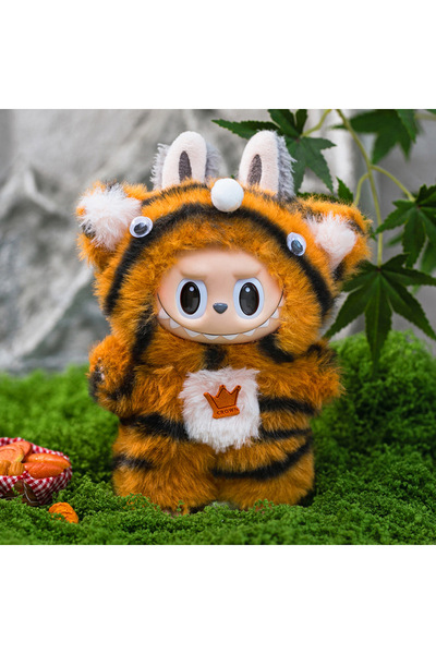 Choice ملابس دمية نمر قطيفة مقاس 17 سم، بدون دمية، مناسبة لدمى لابوبو، بتصميم...