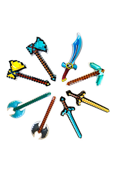 Choice 8Pcs-It 6 Pieces 8 Pieces Inflatable Sword Props Halloween, Carnival, ...