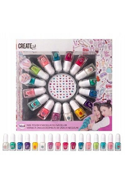 Create It Set de 16 oje cu autocolante, multicolore, 22x22x2,5 cm