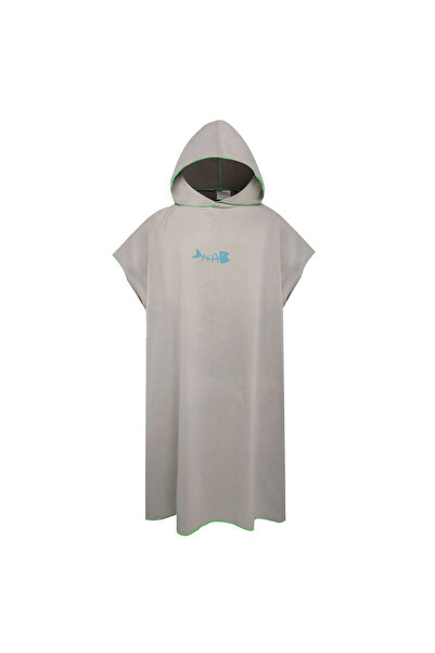 Choice Grey Surf Poncho Changing Towel with Hood Microfiber Beach Blanket Bat...