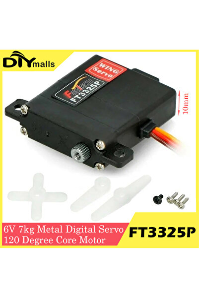 Choice FT3325P RC Wing Servo Thin Body 7kg.cm High Speed Digital Servo With M...