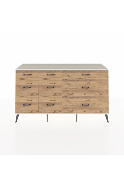 Dienni Hyperion Konsol 9 Çekmeceli 176x44x99 Aytaşı-Aytaşı/Çam
