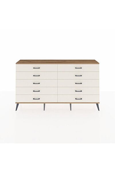 Dienni Arges Konsol 10 Çekmeceli 176x30x99 Aytaşı-Çam/Aytaşı