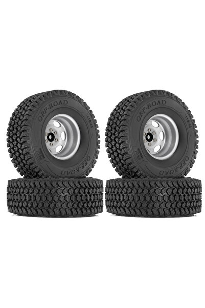 Choice طقم واحد من عجلات وإطارات زاحفة RC بمقياس 1/10، مقاس 1.9 بوصة، ذات ارت...