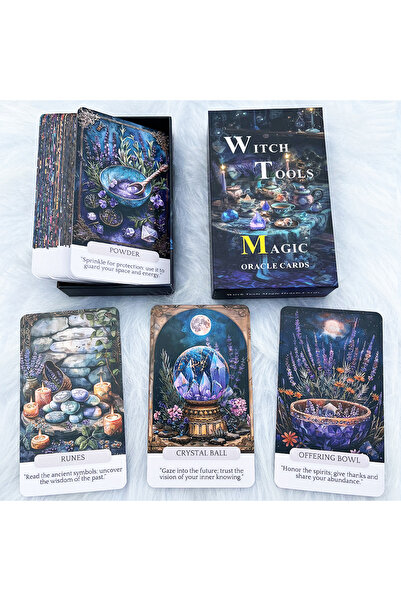 Choice مجموعة بطاقات أوراكل السحرية A671، 54 بطاقة، مجموعة إرشادات روحانية لل...