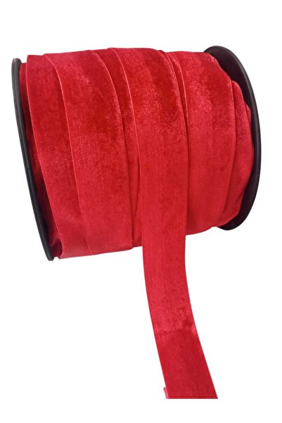 ÖZ-EL AŞ 3,5 CM KIRMIZI KADİFE KURDELE 2 MT, PAKETLİK KURDELE, HEDİYE PAKETİ ...