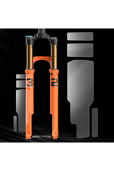 Choice ملصقات شوكة الدراجة الجبلية QCT2 المصنوعة من مادة PVC، واقي دراجة مقاو...