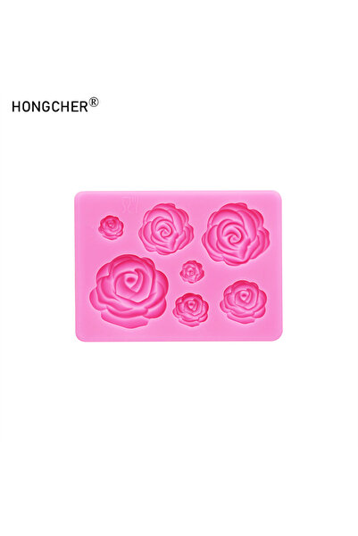 Choice1 Pink Silicone Molds for DIY Handmade Soap Rose Chrysanthemum Sunflowe...