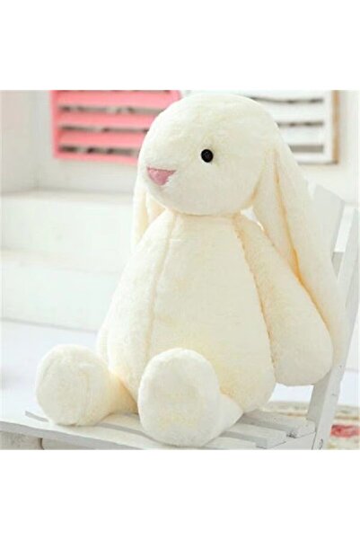Choice دمية أرنب قطيفة بيضاء لطيفة مقاس 40 سم، لعبة محشوة 30/40 سم، رفيق نوم ...
