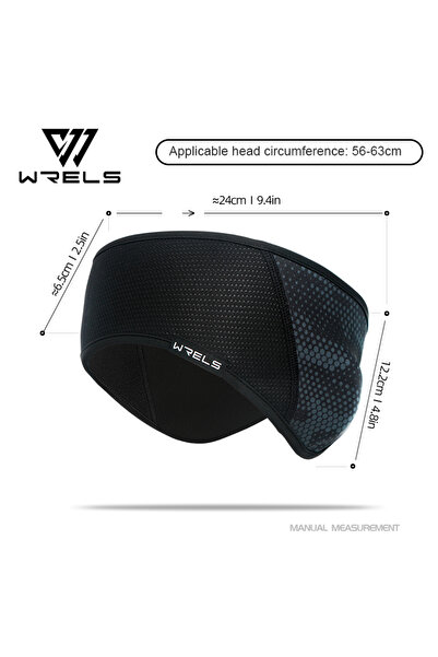 Choice طوق رأس شتوي لركوب الدراجات في الهواء الطلق من بلاك دوتس، يحافظ على الدفء، مصنوع من الصوف، مناسب للتزلج، مقاوم للرياح، غطاء للأذنين