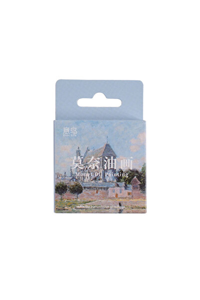 Choice مجموعة ملصقات إيتوري لايف، 46 قطعة، لوحات زيتية لمونيه، ملصقات صندوقية...