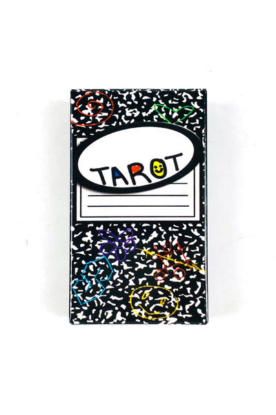 Choice مجموعة أوراق التارو السوداء، 78 قطعة، باللغة الإنجليزية، إصدار رؤى الق...