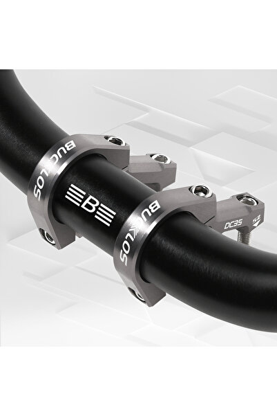 BUCKLOS 700831-35-TITANIUM ساق دراجة هوائية 31.8 مم/35 مم، تثبيت مباشر، دراجة...