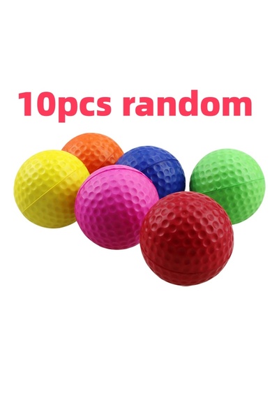 Choice ١٠ كرات تدريب جولف داخلية ناعمة من إسفنج البولي يوريثان الصلب، مقاس ٤٫...