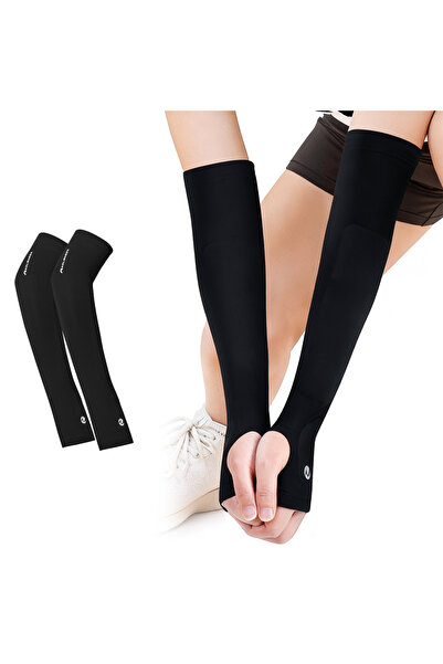 Choice أكمام ذراع للكرة الطائرة، لون أسود، مقاس صغير، زوج واحد، واقيات معصم ل...