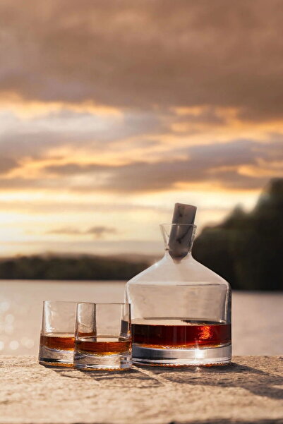 Paşabahçe Nude Viski Seti El Yapımı 3 parça