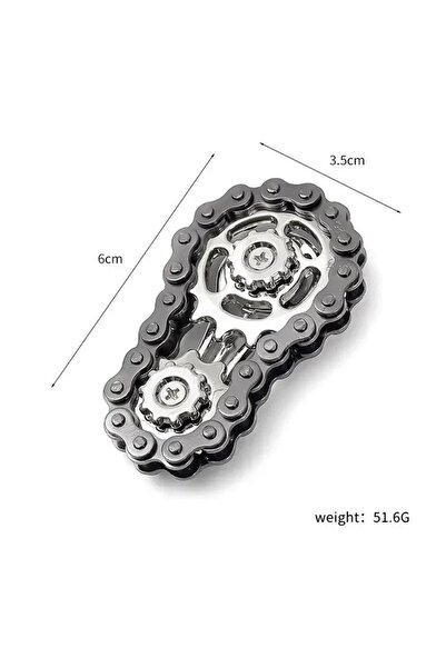 Choice لعبة سبينر ميكانيكية سوداء لتخفيف التوتر، مزودة بعجلة دوارة، تعمل بنظا...