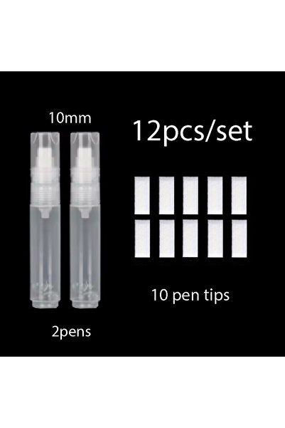 Choice مجموعة من 12 قلم جرافيتي بلاستيكي شفاف، مقاس 10 مم، بأطوال 3/5/8/10/15...