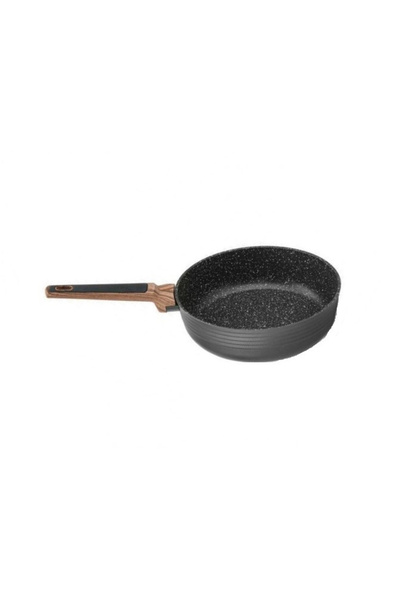 Fissman -Diamond deep frying pan, 28x7.5cm, aluminum, black