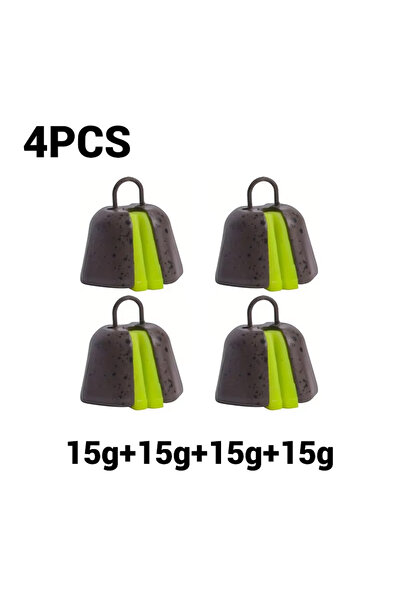 Choice 4 قطع من أثقال صيد الكارب بوزن 15 غرامًا | ثلاثة أوزان من الأثقال، 2/4...