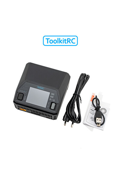 Choice شاحن ومفرغ بطاريات ليثيوم بوليمر الذكي M8AC (قابس أوروبي) من ToolkitRC...