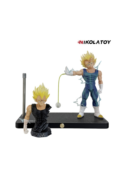 BANDAI علبة هدايا أصلية من نيكولاتوي، نموذج مصباح مغناطيسي لموجة كاميهاميها من دراغون بول فيجيتا سوبر سايان كاميهاميها من دراغون بول