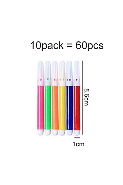 Choice 10pack 1~20pack Mini watercolor markers 6-Color Coloring graffiti Pain...