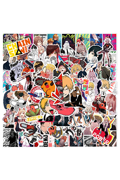 choice2 Choice 100PCS 10/30/50/100pcs Cool Anime Chainsaw Man Stickers Toy DI...