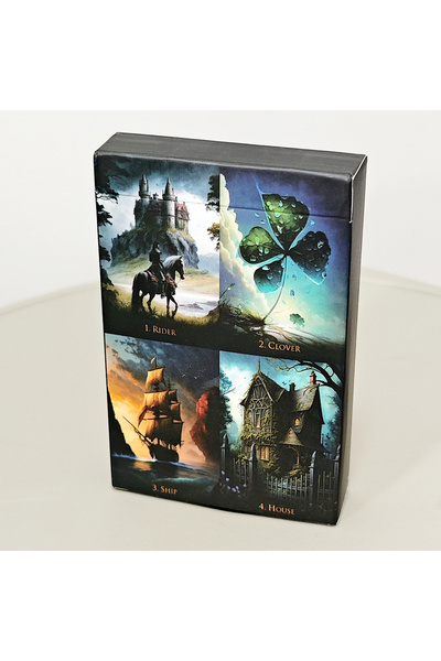 Choice black 9*6cm Weird World Lenormand Deck 36 Pcs Fantasy Lenormand Cards