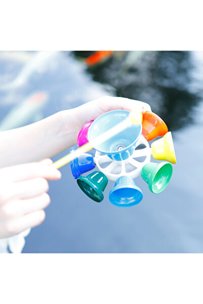 Choice Colorful Orff 8-Note Hand Bell Rotating Clock With Striking Stick Percussion Instrument Colorful Toy