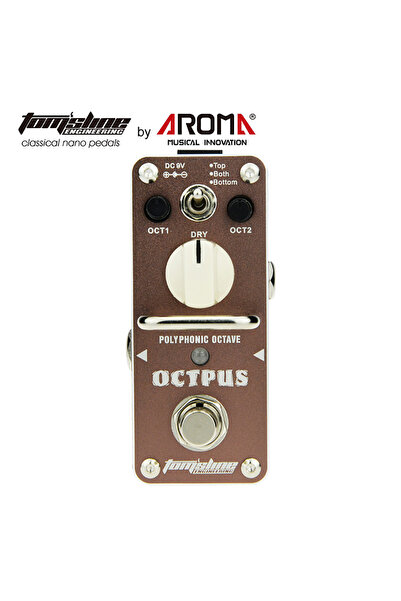 Choice دواسة تأثيرات جيتار كهربائي AOS-3 AROMA AOS-3 Octpus، دواسة جيتار صغير...