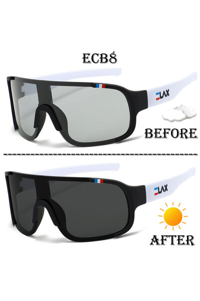 Choice ECB8 Colorful Photochromic Cycling Sunglasses Men Women Bike Sun Glass...