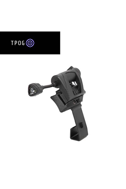 Choice مصباح LED تكتيكي أسود بثلاثة أوضاع إضاءة للخوذة - مصباح يدوي يُثبت على...